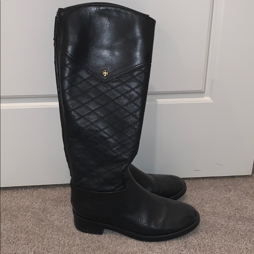 Tory Burch Claremont Black Boots